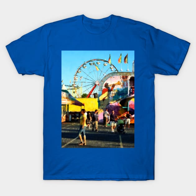 Carnival Midway - T-Shirt by SusanSavad